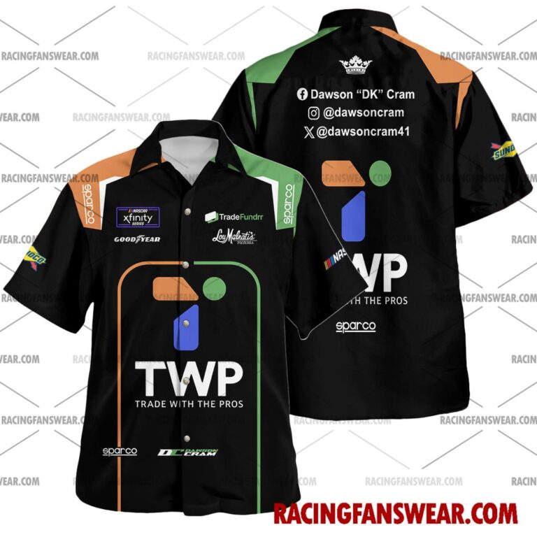 Nascar store - Loyal fans of Dawson Cram's Unisex Hawaiian Shirt,Unisex Polo Shirt,Kid Hawaiian Shirt,Kid Polo Shirt:vintage nascar racing suit,uniform,apparel,shirts,merch,merchandise,jersey,hoodie,jackets,shorts,sweatshirt,outfits,clothes