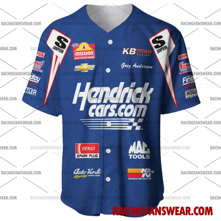 NHRA store - Loyal fans of Greg Anderson's Men's Baseball Jersey,Women's Baseball Jersey,Kid's Baseball Jersey,Men's Hockey Jerseys,WoMen's Hockey Jerseys,Youth's Hockey Jerseys:vintage NHRA racing suit,uniform,apparel,shirts,merch,merchandise,jersey,hoodie,jackets,shorts,sweatshirt,outfits,clothes
