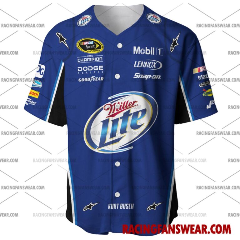Nascar store - Loyal fans of Kurt Busch's Men's Baseball Jersey,Women's Baseball Jersey,Kid's Baseball Jersey,Men's Hockey Jerseys,WoMen's Hockey Jerseys,Youth's Hockey Jerseys:vintage nascar racing suit,uniform,apparel,shirts,merch,merchandise,jersey,hoodie,jackets,shorts,sweatshirt,outfits,clothes