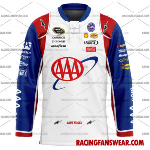 Kurt Busch Nascar Racing 2011 Uniform Apparel Clothes Baseball Jersey Hockey Jersey 3 Nascar store - Loyal fans of Kurt Busch's Men's Baseball Jersey,Women's Baseball Jersey,Kid's Baseball Jersey,Men's Hockey Jerseys,WoMen's Hockey Jerseys,Youth's Hockey Jerseys:vintage nascar racing suit,uniform,apparel,shirts,merch,merchandise,jersey,hoodie,jackets,shorts,sweatshirt,outfits,clothes