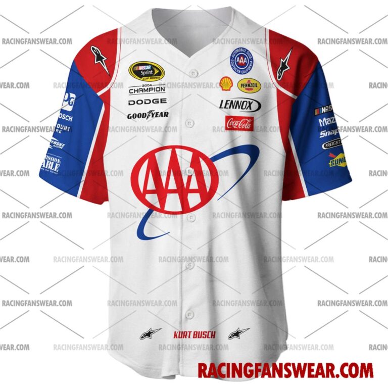 Nascar store - Loyal fans of Kurt Busch's Men's Baseball Jersey,Women's Baseball Jersey,Kid's Baseball Jersey,Men's Hockey Jerseys,WoMen's Hockey Jerseys,Youth's Hockey Jerseys:vintage nascar racing suit,uniform,apparel,shirts,merch,merchandise,jersey,hoodie,jackets,shorts,sweatshirt,outfits,clothes