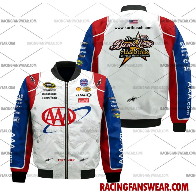 Nascar store - Loyal fans of Kurt Busch's Bomber Jacket,Unisex Thick Coat,Unisex Sleeveless Hoodie,Unisex Hooded T-Shirt,Kid Sleeveless Hoodie,Kid Hooded T-Shirts,Kid Thick Coat:vintage nascar racing suit,uniform,apparel,shirts,merch,merchandise,jersey,hoodie,jackets,shorts,sweatshirt,outfits,clothes