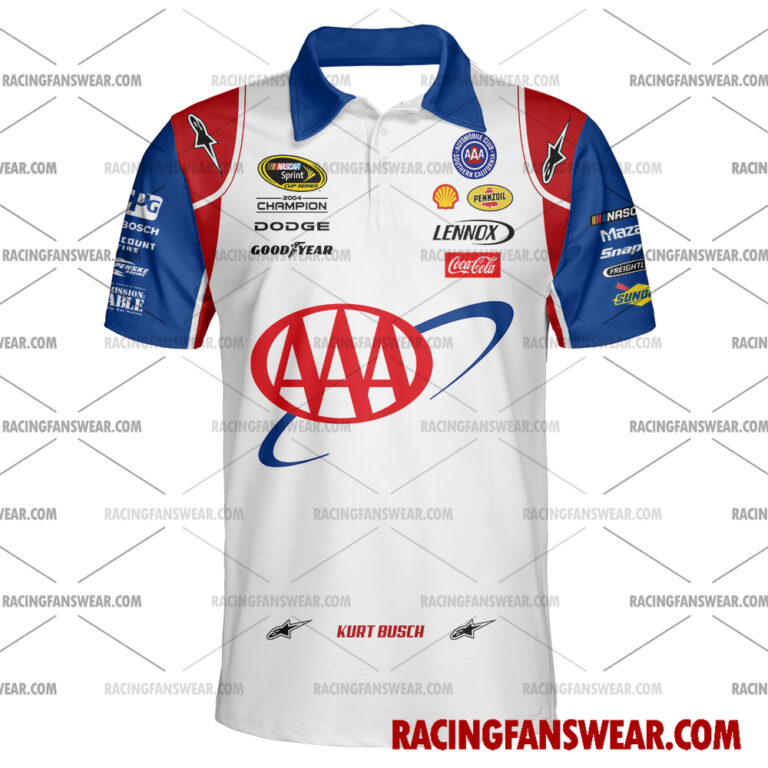 Nascar store - Loyal fans of Kurt Busch's Unisex Hawaiian Shirt,Unisex Polo Shirt,Kid Hawaiian Shirt,Kid Polo Shirt:vintage nascar racing suit,uniform,apparel,shirts,merch,merchandise,jersey,hoodie,jackets,shorts,sweatshirt,outfits,clothes