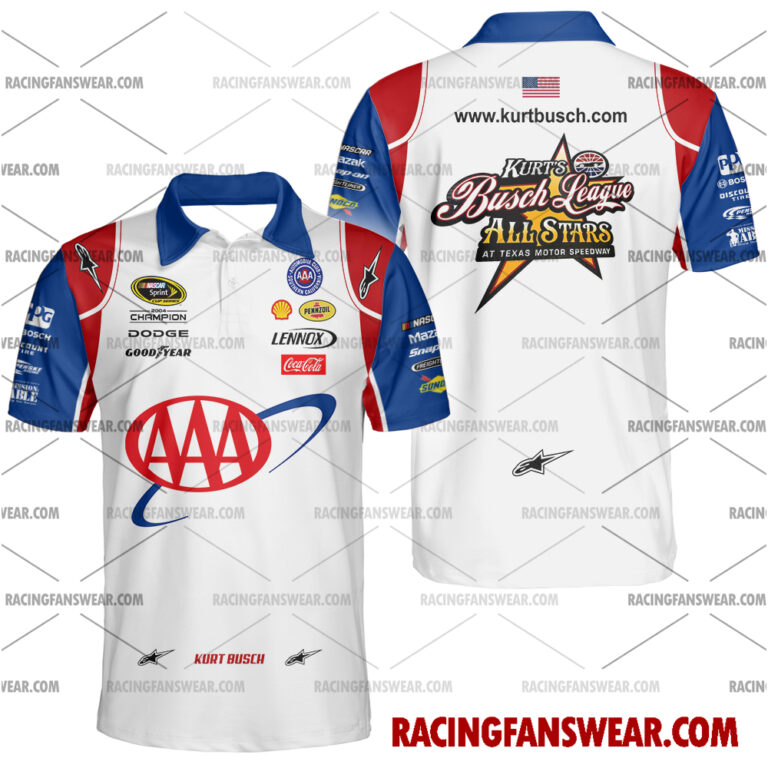 Nascar store - Loyal fans of Kurt Busch's Unisex Hawaiian Shirt,Unisex Polo Shirt,Kid Hawaiian Shirt,Kid Polo Shirt:vintage nascar racing suit,uniform,apparel,shirts,merch,merchandise,jersey,hoodie,jackets,shorts,sweatshirt,outfits,clothes