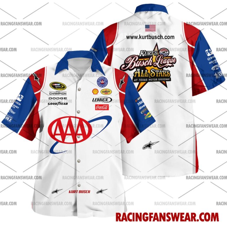 Nascar store - Loyal fans of Kurt Busch's Unisex Hawaiian Shirt,Unisex Polo Shirt,Kid Hawaiian Shirt,Kid Polo Shirt:vintage nascar racing suit,uniform,apparel,shirts,merch,merchandise,jersey,hoodie,jackets,shorts,sweatshirt,outfits,clothes