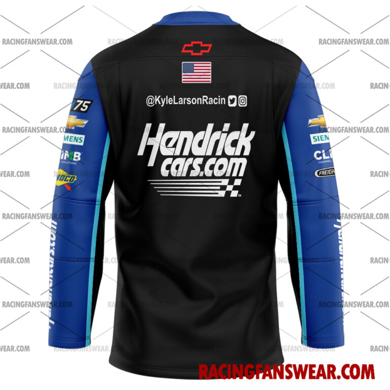 Nascar store - Loyal fans of Kyle Larson's Men's Baseball Jersey,Women's Baseball Jersey,Kid's Baseball Jersey,Men's Hockey Jerseys,WoMen's Hockey Jerseys,Youth's Hockey Jerseys:vintage nascar racing suit,uniform,apparel,shirts,merch,merchandise,jersey,hoodie,jackets,shorts,sweatshirt,outfits,clothes