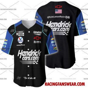 Nascar store - Loyal fans of Kyle Larson's Men's Baseball Jersey,Women's Baseball Jersey,Kid's Baseball Jersey,Men's Hockey Jerseys,WoMen's Hockey Jerseys,Youth's Hockey Jerseys:vintage nascar racing suit,uniform,apparel,shirts,merch,merchandise,jersey,hoodie,jackets,shorts,sweatshirt,outfits,clothes