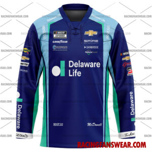 Nascar store - Loyal fans of Michael McDowell's Men's Baseball Jersey,Women's Baseball Jersey,Kid's Baseball Jersey,Men's Hockey Jerseys,WoMen's Hockey Jerseys,Youth's Hockey Jerseys:vintage nascar racing suit,uniform,apparel,shirts,merch,merchandise,jersey,hoodie,jackets,shorts,sweatshirt,outfits,clothes