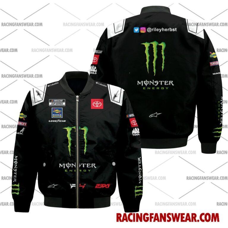 Nascar store - Loyal fans of Riley Herbst's Bomber Jacket,Unisex Thick Coat,Unisex Sleeveless Hoodie,Unisex Hooded T-Shirt,Kid Sleeveless Hoodie,Kid Hooded T-Shirts,Kid Thick Coat:vintage nascar racing suit,uniform,apparel,shirts,merch,merchandise,jersey,hoodie,jackets,shorts,sweatshirt,outfits,clothes