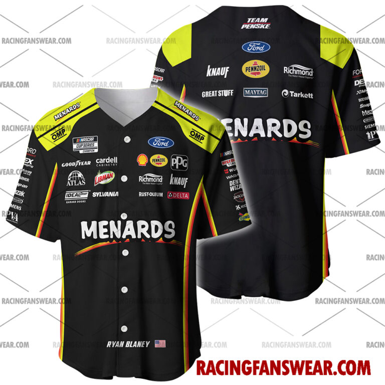 Nascar store - Loyal fans of Ryan Blaney's Men's Baseball Jersey,Women's Baseball Jersey,Kid's Baseball Jersey,Men's Hockey Jerseys,WoMen's Hockey Jerseys,Youth's Hockey Jerseys:vintage nascar racing suit,uniform,apparel,shirts,merch,merchandise,jersey,hoodie,jackets,shorts,sweatshirt,outfits,clothes