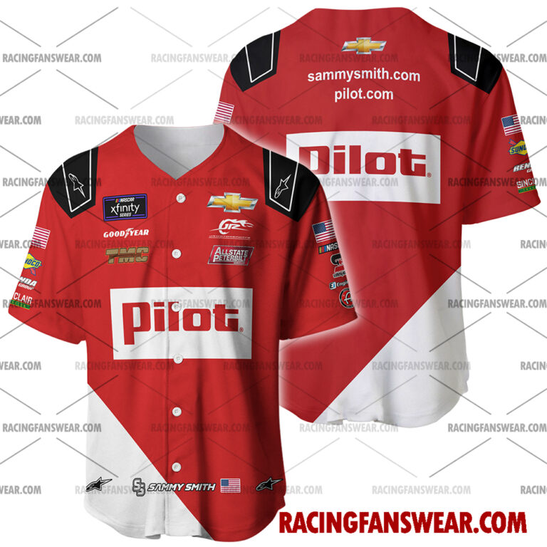 Nascar store - Loyal fans of Sammy Smith's Men's Baseball Jersey,Women's Baseball Jersey,Kid's Baseball Jersey,Men's Hockey Jerseys,WoMen's Hockey Jerseys,Youth's Hockey Jerseys:vintage nascar racing suit,uniform,apparel,shirts,merch,merchandise,jersey,hoodie,jackets,shorts,sweatshirt,outfits,clothes