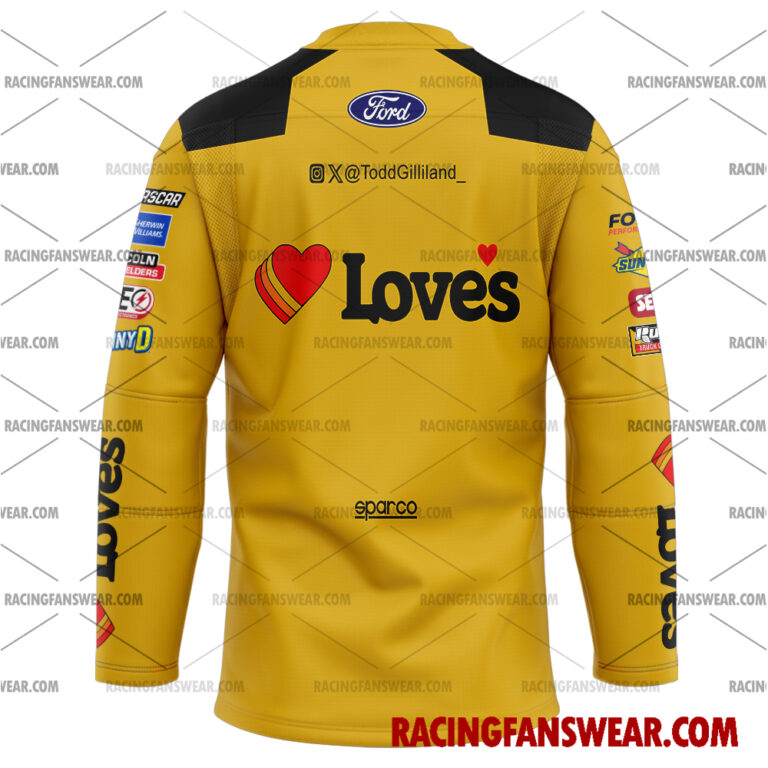 Nascar store - Loyal fans of Todd Gilliland's Men's Baseball Jersey,Women's Baseball Jersey,Kid's Baseball Jersey,Men's Hockey Jerseys,WoMen's Hockey Jerseys,Youth's Hockey Jerseys:vintage nascar racing suit,uniform,apparel,shirts,merch,merchandise,jersey,hoodie,jackets,shorts,sweatshirt,outfits,clothes