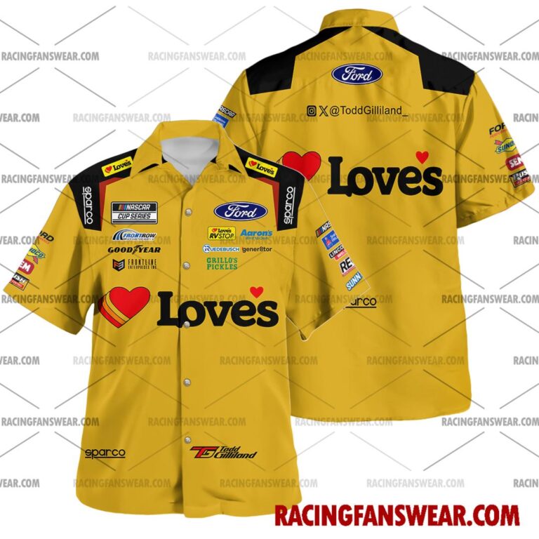 Nascar store - Loyal fans of Todd Gilliland's Unisex Hawaiian Shirt,Unisex Polo Shirt,Kid Hawaiian Shirt,Kid Polo Shirt:vintage nascar racing suit,uniform,apparel,shirts,merch,merchandise,jersey,hoodie,jackets,shorts,sweatshirt,outfits,clothes