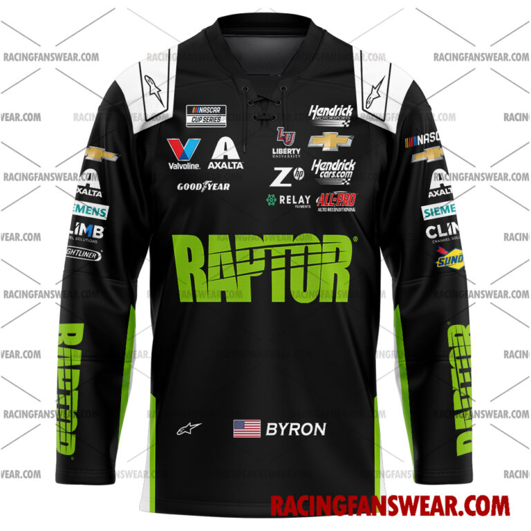 Nascar store - Loyal fans of William Byron's Men's Baseball Jersey,Women's Baseball Jersey,Kid's Baseball Jersey,Men's Hockey Jerseys,WoMen's Hockey Jerseys,Youth's Hockey Jerseys:vintage nascar racing suit,uniform,apparel,shirts,merch,merchandise,jersey,hoodie,jackets,shorts,sweatshirt,outfits,clothes