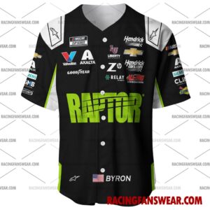 Nascar store - Loyal fans of William Byron's Men's Baseball Jersey,Women's Baseball Jersey,Kid's Baseball Jersey,Men's Hockey Jerseys,WoMen's Hockey Jerseys,Youth's Hockey Jerseys:vintage nascar racing suit,uniform,apparel,shirts,merch,merchandise,jersey,hoodie,jackets,shorts,sweatshirt,outfits,clothes