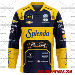 Christian Rasmussen IndyCar Racing 2025 Uniform Apparel Clothes Baseball Jersey Hockey Jersey 3 IndyCar store - Loyal fans of Christian Rasmussen's Men's Baseball Jersey,Women's Baseball Jersey,Kid's Baseball Jersey,Men's Hockey Jerseys,WoMen's Hockey Jerseys,Youth's Hockey Jerseys:Vintage indycar racing suit,uniform,apparel,shirts,merch,merchandise,jersey,hoodie,jackets,shorts,sweatshirt,outfits,clothes