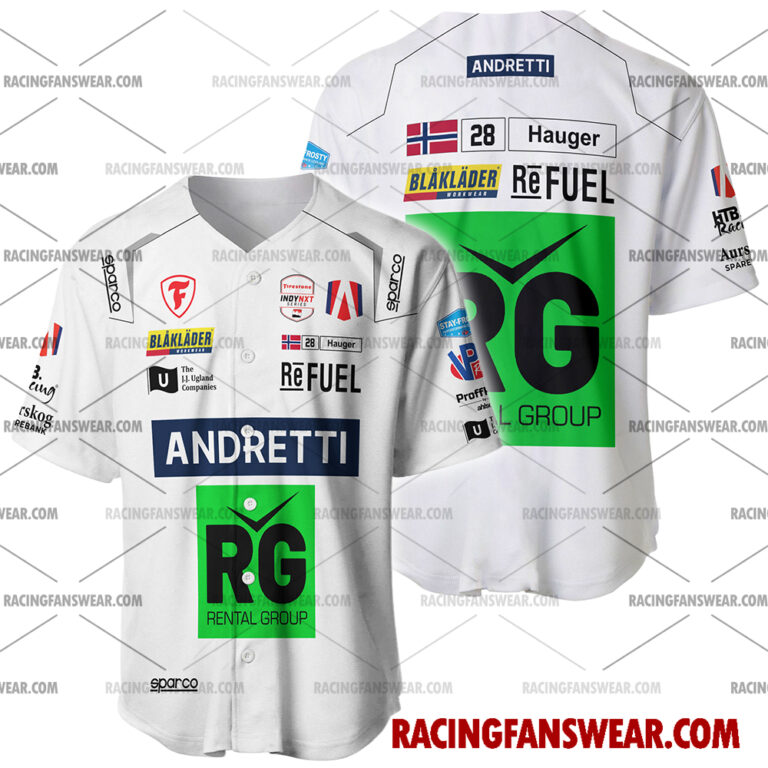 IndyCar store - Loyal fans of Dennis Hauger's Men's Baseball Jersey,Women's Baseball Jersey,Kid's Baseball Jersey,Men's Hockey Jerseys,WoMen's Hockey Jerseys,Youth's Hockey Jerseys:Vintage indycar racing suit,uniform,apparel,shirts,merch,merchandise,jersey,hoodie,jackets,shorts,sweatshirt,outfits,clothes