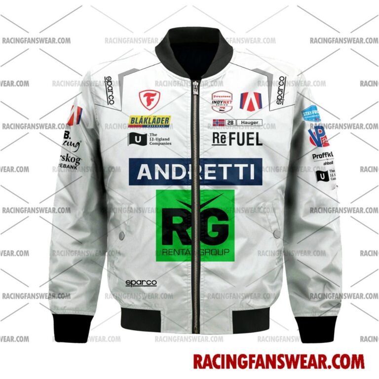 IndyCar store - Loyal fans of Dennis Hauger's Bomber Jacket,Unisex Thick Coat,Unisex Sleeveless Hoodie,Unisex Hooded T-Shirt,Kid Sleeveless Hoodie,Kid Hooded T-Shirts,Kid Thick Coat:Vintage indycar racing suit,uniform,apparel,shirts,merch,merchandise,jersey,hoodie,jackets,shorts,sweatshirt,outfits,clothes