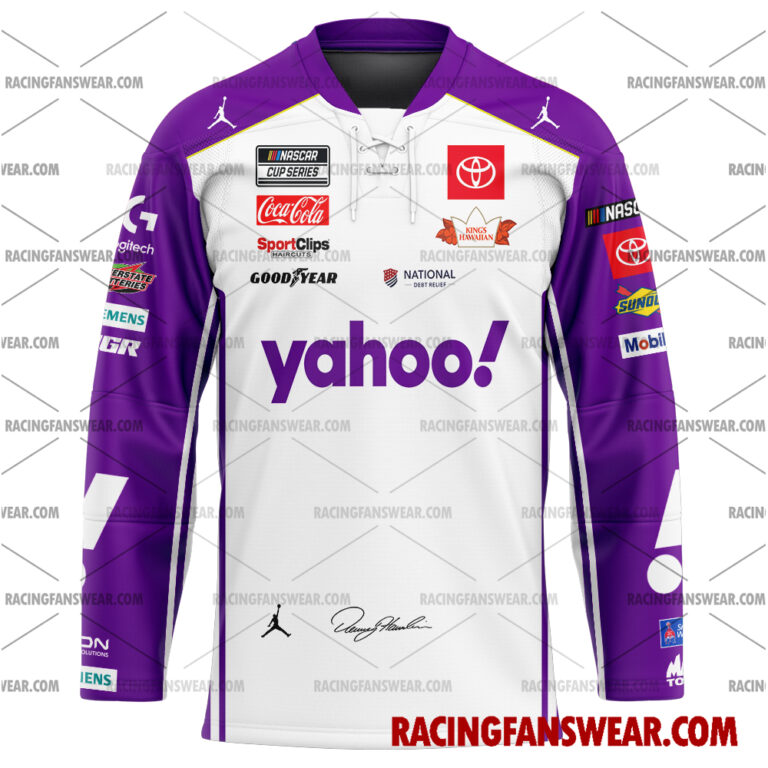 Nascar store - Loyal fans of Denny Hamlin's Men's Baseball Jersey,Women's Baseball Jersey,Kid's Baseball Jersey,Men's Hockey Jerseys,WoMen's Hockey Jerseys,Youth's Hockey Jerseys:vintage nascar racing suit,uniform,apparel,shirts,merch,merchandise,jersey,hoodie,jackets,shorts,sweatshirt,outfits,clothes