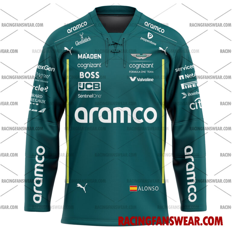 Formula One store - Loyal fans of Fernando Alonso's Men's Baseball Jersey,Women's Baseball Jersey,Kid's Baseball Jersey,Men's Hockey Jerseys,WoMen's Hockey Jerseys,Youth's Hockey Jerseys:vintage formula one racing suit,uniform,apparel,shirts,merch,merchandise,jersey,hoodie,jackets,shorts,sweatshirt,outfits,clothes