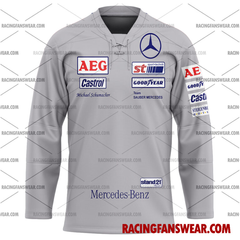 Formula One store - Loyal fans of Michael Schumacher's Men's Baseball Jersey,Women's Baseball Jersey,Kid's Baseball Jersey,Men's Hockey Jerseys,WoMen's Hockey Jerseys,Youth's Hockey Jerseys:vintage formula one racing suit,uniform,apparel,shirts,merch,merchandise,jersey,hoodie,jackets,shorts,sweatshirt,outfits,clothes