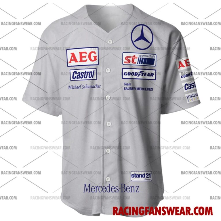 Formula One store - Loyal fans of Michael Schumacher's Men's Baseball Jersey,Women's Baseball Jersey,Kid's Baseball Jersey,Men's Hockey Jerseys,WoMen's Hockey Jerseys,Youth's Hockey Jerseys:vintage formula one racing suit,uniform,apparel,shirts,merch,merchandise,jersey,hoodie,jackets,shorts,sweatshirt,outfits,clothes