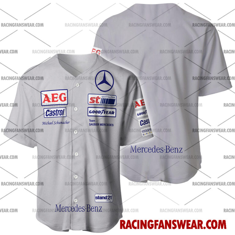 Formula One store - Loyal fans of Michael Schumacher's Men's Baseball Jersey,Women's Baseball Jersey,Kid's Baseball Jersey,Men's Hockey Jerseys,WoMen's Hockey Jerseys,Youth's Hockey Jerseys:vintage formula one racing suit,uniform,apparel,shirts,merch,merchandise,jersey,hoodie,jackets,shorts,sweatshirt,outfits,clothes