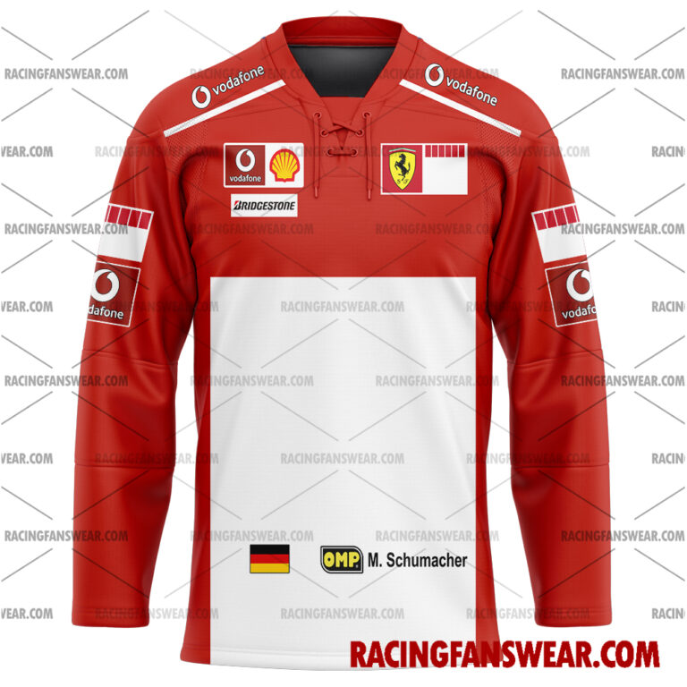 Formula One store - Loyal fans of Michael Schumacher's Men's Baseball Jersey,Women's Baseball Jersey,Kid's Baseball Jersey,Men's Hockey Jerseys,WoMen's Hockey Jerseys,Youth's Hockey Jerseys:vintage formula one racing suit,uniform,apparel,shirts,merch,merchandise,jersey,hoodie,jackets,shorts,sweatshirt,outfits,clothes
