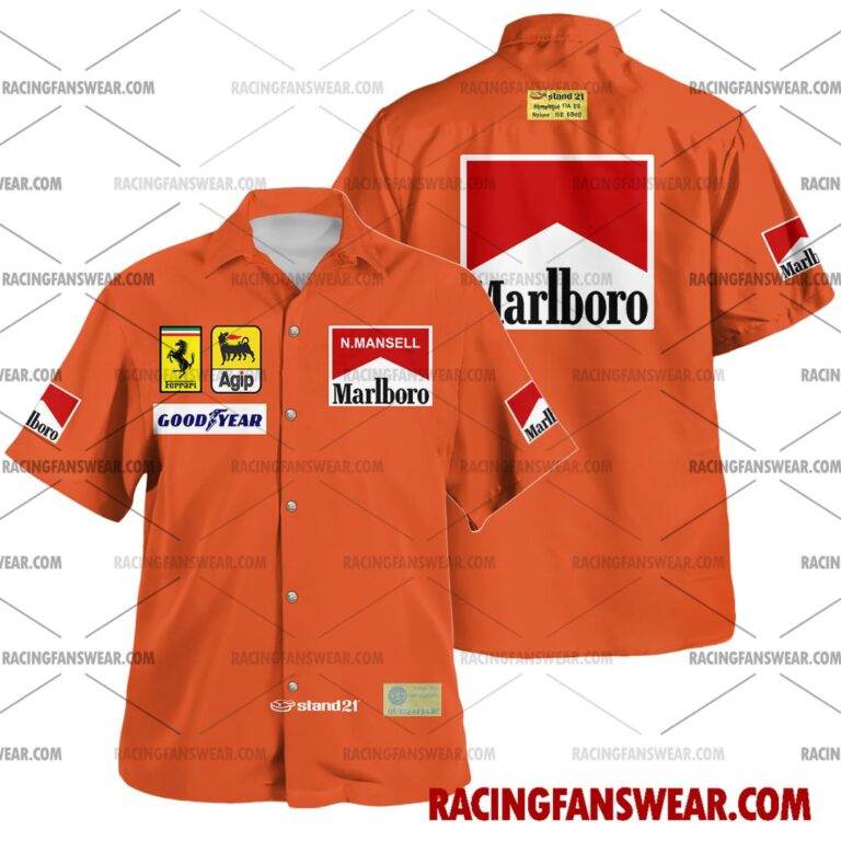 Formula One store - Loyal fans of Nigel Mansell's Unisex Hawaiian Shirt,Unisex Polo Shirt,Kid Hawaiian Shirt,Kid Polo Shirt:vintage formula one racing suit,uniform,apparel,shirts,merch,merchandise,jersey,hoodie,jackets,shorts,sweatshirt,outfits,clothes
