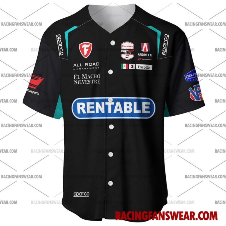 IndyCar store - Loyal fans of Ricardo Escotto's Men's Baseball Jersey,Women's Baseball Jersey,Kid's Baseball Jersey,Men's Hockey Jerseys,WoMen's Hockey Jerseys,Youth's Hockey Jerseys:Vintage indycar racing suit,uniform,apparel,shirts,merch,merchandise,jersey,hoodie,jackets,shorts,sweatshirt,outfits,clothes