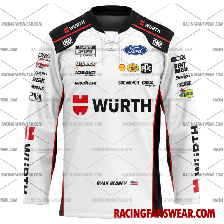 Nascar store - Loyal fans of Ryan Blaney's Men's Baseball Jersey,Women's Baseball Jersey,Kid's Baseball Jersey,Men's Hockey Jerseys,WoMen's Hockey Jerseys,Youth's Hockey Jerseys:vintage nascar racing suit,uniform,apparel,shirts,merch,merchandise,jersey,hoodie,jackets,shorts,sweatshirt,outfits,clothes