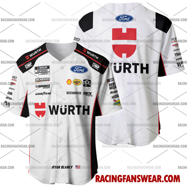 Nascar store - Loyal fans of Ryan Blaney's Men's Baseball Jersey,Women's Baseball Jersey,Kid's Baseball Jersey,Men's Hockey Jerseys,WoMen's Hockey Jerseys,Youth's Hockey Jerseys:vintage nascar racing suit,uniform,apparel,shirts,merch,merchandise,jersey,hoodie,jackets,shorts,sweatshirt,outfits,clothes