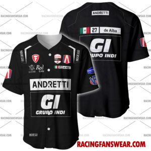 IndyCar store - Loyal fans of Salvador de Alba's Men's Baseball Jersey,Women's Baseball Jersey,Kid's Baseball Jersey,Men's Hockey Jerseys,WoMen's Hockey Jerseys,Youth's Hockey Jerseys:Vintage indycar racing suit,uniform,apparel,shirts,merch,merchandise,jersey,hoodie,jackets,shorts,sweatshirt,outfits,clothes