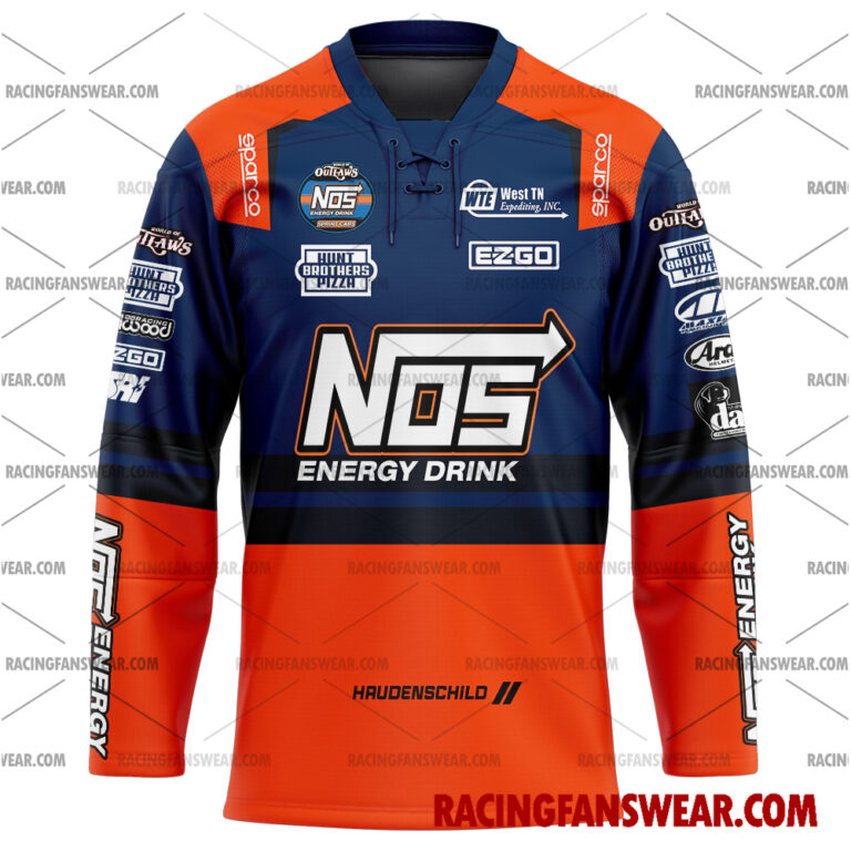 Sheldon Haudenschild World of Outlaws Racing 2023 Uniform Apparel Clothes Baseball Jersey Hockey Jersey Suit for daily life, Fabric: 95% polyester and 5% spandex, Regular fit, Stitch Color: automatically matched based on patterns