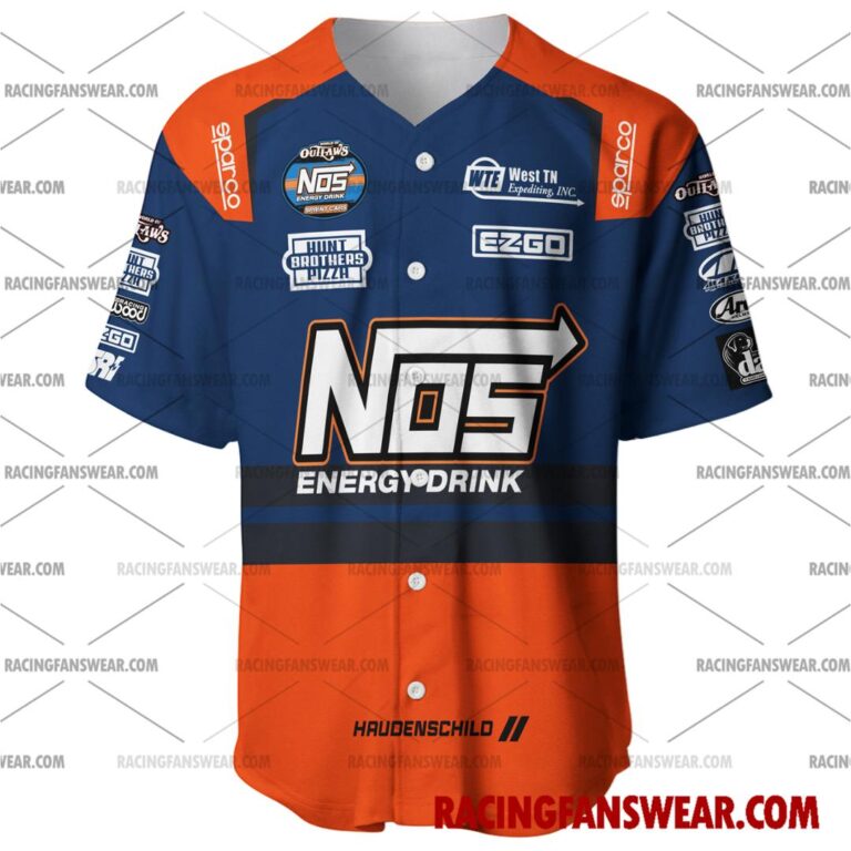 Sheldon Haudenschild World of Outlaws Racing 2023 Uniform Apparel Clothes Baseball Jersey Hockey Jersey Suit for daily life, Fabric: 95% polyester and 5% spandex, Regular fit, Stitch Color: automatically matched based on patterns
