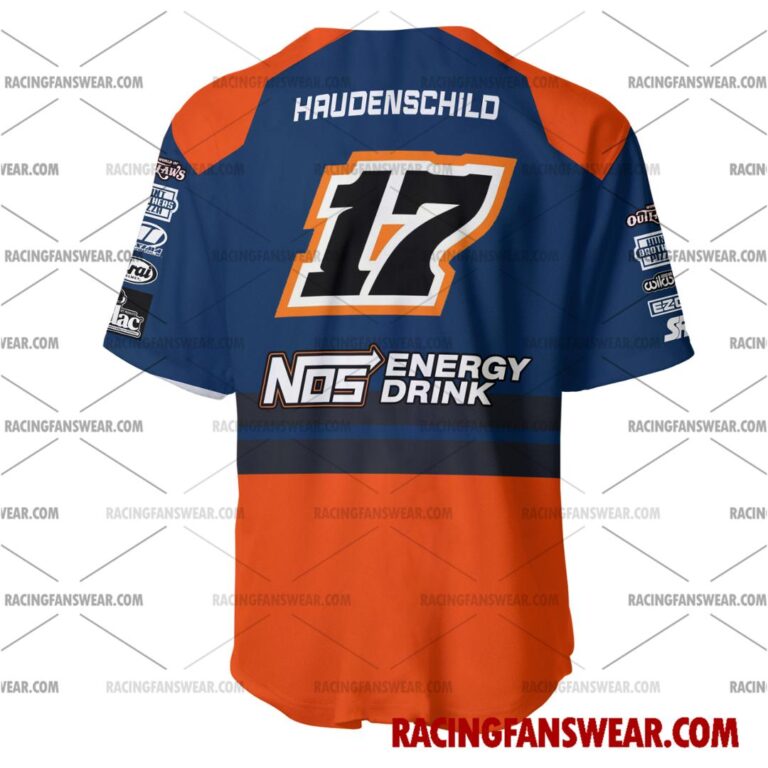 Sheldon Haudenschild World of Outlaws Racing 2023 Uniform Apparel Clothes Baseball Jersey Hockey Jersey Suit for daily life, Fabric: 95% polyester and 5% spandex, Regular fit, Stitch Color: automatically matched based on patterns