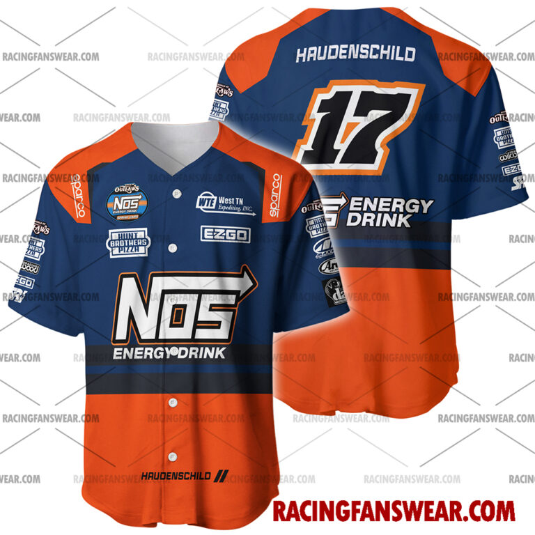 Sheldon Haudenschild World of Outlaws Racing 2023 Uniform Apparel Clothes Baseball Jersey Hockey Jersey Suit for daily life, Fabric: 95% polyester and 5% spandex, Regular fit, Stitch Color: automatically matched based on patterns