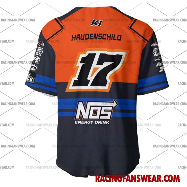 Sheldon Haudenschild World of Outlaws Racing 2023 Uniform Apparel Clothes Baseball Jersey Hockey Jersey Suit for daily life, Fabric: 95% polyester and 5% spandex, Regular fit, Stitch Color: automatically matched based on patterns