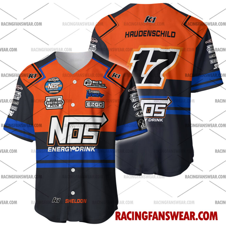 Sheldon Haudenschild World of Outlaws Racing 2023 Uniform Apparel Clothes Baseball Jersey Hockey Jersey Suit for daily life, Fabric: 95% polyester and 5% spandex, Regular fit, Stitch Color: automatically matched based on patterns