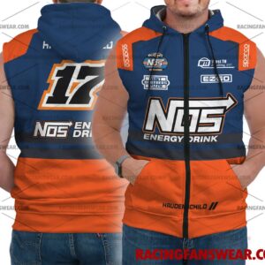 Sheldon Haudenschild World of Outlaws Racing 2023 Uniform Apparel Clothes Bomber Thick Coat Sleeveless Hoodie Hooded T-Shirt Suit for daily life, Fabric: 95% polyester and 5% spandex, Regular fit, Stitch Color: automatically matched based on patterns