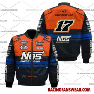 Sheldon Haudenschild World of Outlaws Racing 2023 Uniform Apparel Clothes Bomber Thick Coat Sleeveless Hoodie Hooded T-Shirt Suit for daily life, Fabric: 95% polyester and 5% spandex, Regular fit, Stitch Color: automatically matched based on patterns