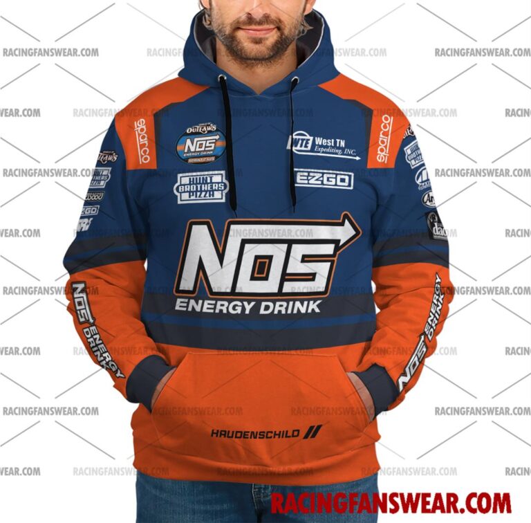 Sheldon Haudenschild World of Outlaws Racing 2023 Uniform Apparel Clothes Sweatshirt Zip Pop Top Hoodie T-Shirt Long Pant Suit for daily life, Fabric: 95% polyester and 5% spandex, Regular fit, Stitch Color: automatically matched based on patterns