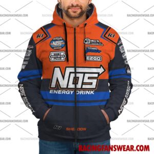 Sheldon Haudenschild World of Outlaws Racing 2023 Uniform Apparel Clothes Sweatshirt Zip Pop Top Hoodie T-Shirt Long Pant Suit for daily life, Fabric: 95% polyester and 5% spandex, Regular fit, Stitch Color: automatically matched based on patterns