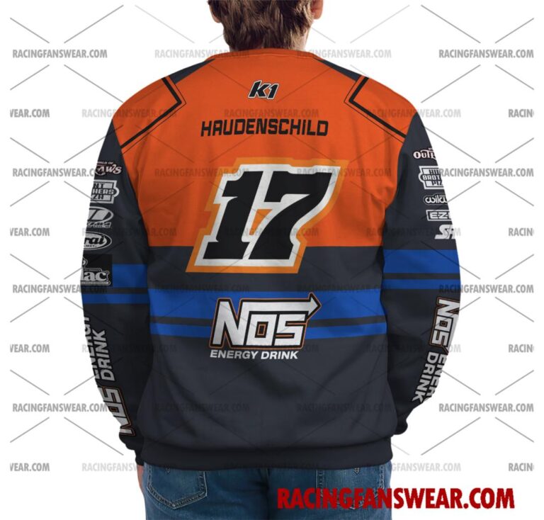 Sheldon Haudenschild World of Outlaws Racing 2023 Uniform Apparel Clothes Sweatshirt Zip Pop Top Hoodie T-Shirt Long Pant Suit for daily life, Fabric: 95% polyester and 5% spandex, Regular fit, Stitch Color: automatically matched based on patterns