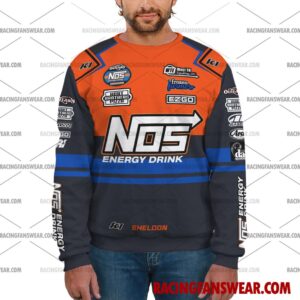 Sheldon Haudenschild World of Outlaws Racing 2023 Uniform Apparel Clothes Sweatshirt Zip Pop Top Hoodie T-Shirt Long Pant Suit for daily life, Fabric: 95% polyester and 5% spandex, Regular fit, Stitch Color: automatically matched based on patterns