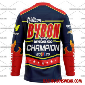 Nascar store - Loyal fans of William Byron's Men's Baseball Jersey,Women's Baseball Jersey,Kid's Baseball Jersey,Men's Hockey Jerseys,WoMen's Hockey Jerseys,Youth's Hockey Jerseys:vintage nascar racing suit,uniform,apparel,shirts,merch,merchandise,jersey,hoodie,jackets,shorts,sweatshirt,outfits,clothes