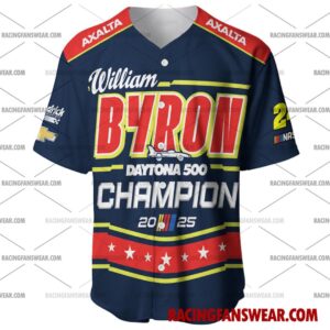 Nascar store - Loyal fans of William Byron's Men's Baseball Jersey,Women's Baseball Jersey,Kid's Baseball Jersey,Men's Hockey Jerseys,WoMen's Hockey Jerseys,Youth's Hockey Jerseys:vintage nascar racing suit,uniform,apparel,shirts,merch,merchandise,jersey,hoodie,jackets,shorts,sweatshirt,outfits,clothes