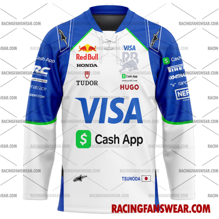 Formula One store - Loyal fans of Yuki Tsunoda's Men's Baseball Jersey,Women's Baseball Jersey,Kid's Baseball Jersey,Men's Hockey Jerseys,WoMen's Hockey Jerseys,Youth's Hockey Jerseys:vintage formula one racing suit,uniform,apparel,shirts,merch,merchandise,jersey,hoodie,jackets,shorts,sweatshirt,outfits,clothes
