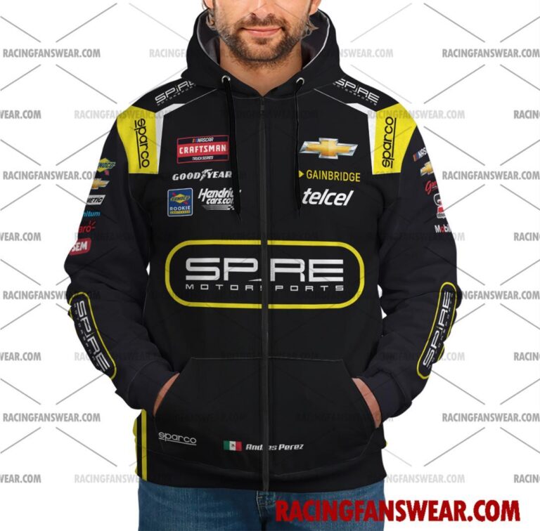 Nascar store - Loyal fans of Andres Perez's Unisex Hoodie,Unisex Pop Top Hoodie,Unisex Zip Hoodie,Unisex T-Shirt,Unisex Sweatshirt,Unisex Long Pants,Kid Hoodie,Kid Zip Hoodie,Kid T-Shirt,Kid Sweatshirt,Kid Long Pants:vintage nascar racing suit,uniform,apparel,shirts,merch,merchandise,jersey,hoodie,jackets,shorts,sweatshirt,outfits,clothes