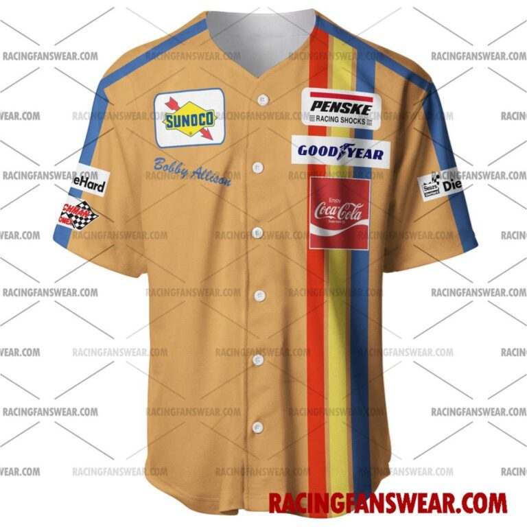 IndyCar store - Loyal fans of Bobby Allison's Men's Baseball Jersey,Women's Baseball Jersey,Kid's Baseball Jersey,Men's Hockey Jerseys,WoMen's Hockey Jerseys,Youth's Hockey Jerseys:Vintage indycar racing suit,uniform,apparel,shirts,merch,merchandise,jersey,hoodie,jackets,shorts,sweatshirt,outfits,clothes